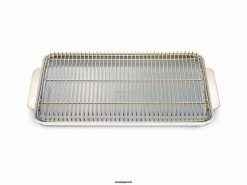 Caraway utensílios de cozinha branco dupla de cozimento e resfriamento 026H130
