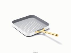Caraway utensílios de cozinha branco grelha quadrada 026H80