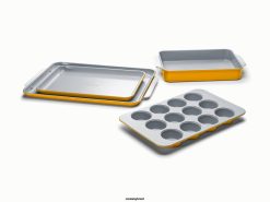 Caraway utensílios de cozinha calêndula conjunto de assadeiras 026H112