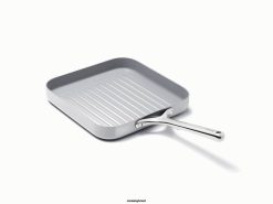 Caraway utensílios de cozinha cinza grelha quadrada 026H75