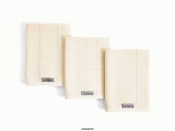 Caraway utensílios de cozinha creme toalhas de chá 026H244