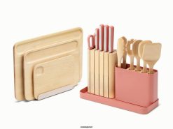 Caraway utensílios de cozinha percota conjunto de preparação e pranchas 026H233
