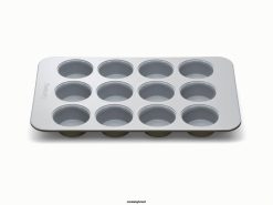 Caraway utensílios de cozinha preto forma de muffin 026H165