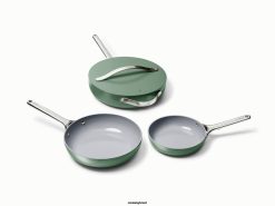 Caraway utensílios de cozinha sábio trio de frigideira 026H4